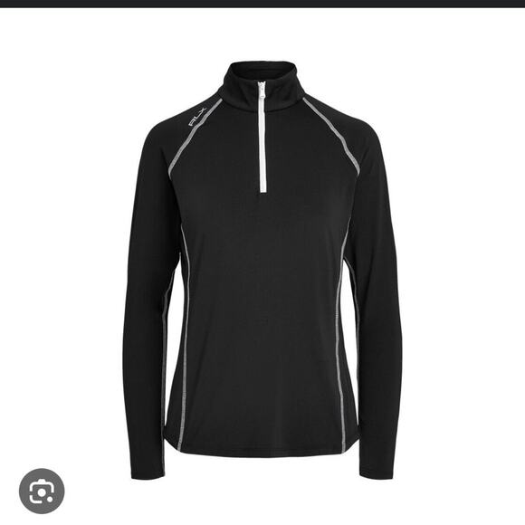 NWT Ralph Lauren RLX Long Sleeve Airflow Gold 1/4 Zip Top M - Picture 1 of 5
